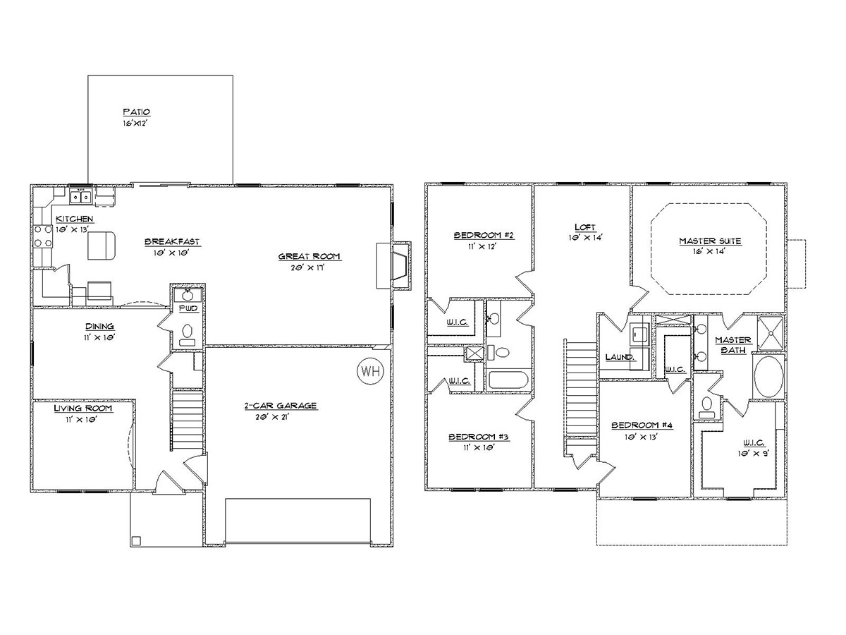 The Milan floor plan